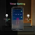 thumbnail image 4 of LED Strip Lights, 50ft 15m RGB Color Changing Music Sync LED Lights Strip with Remote, APP Bluetooth Control and 12V Power Supply for Bedroom TV Room Decor, Non-Waterproof, 4 of 6