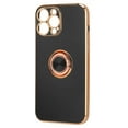 thumbnail image 3 of 13 Caso de Teléfono para 13 Pro Max Con Soporte de Anillo Chapado en Oro Rosa Mujeres Ultra Delgadas Suave Y Flexible TPU TPU Cubierta, 3 of 7