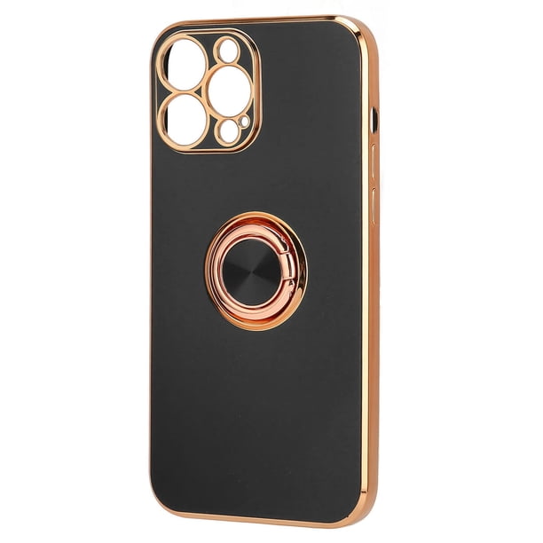 Funda para iPhone Pro Max con soporte para anillo, funda para teléfono para iPhone Funda para teléfono para iPhone Pro Max con anillo Funda para teléfono para iPhone Pro Max con soporte para anillo Acabado de lujo