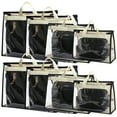 thumbnail image 1 of Coofit Purse Dust Bag Hanging: 8PCS Plastic Purse Storage Organizer Handbag Protector, 1 of 10