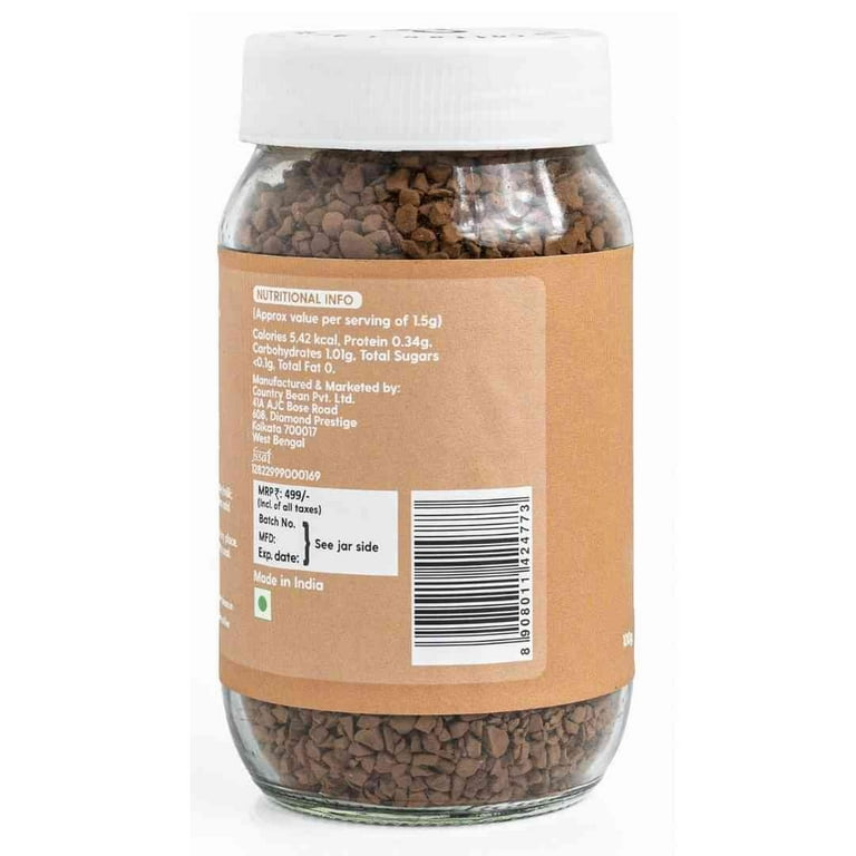 Powdered instant coffee outlet