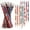 144-Christmas Pencils-B, variant on Topsmileusa 100 Pieces Wooden Pencil with Eraser Assortment Colorful Fun Pencils Bulk with Eraser #2 HB