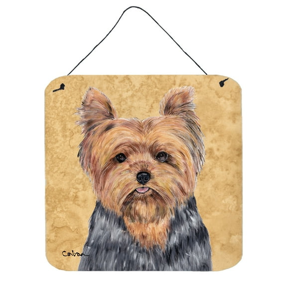 Carolines Treasures SC9123DS66 Yorkie Wall or Door Hanging Prints 6HX6W multicolor