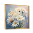 thumbnail image 2 of Designart "Minimalism Daisy expression II" Landscapes Floater Framed Canvas Wall Art, 2 of 7