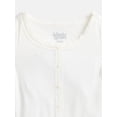 thumbnail image 2 of Wonder Nation Girls' Lace and Button Front Top with Short Sleeves, Sizes 4-18 & Plus, 2 of 3