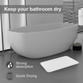 thumbnail image 2 of Diatomaceous earth bath mat, stone bath mat, anti slip high water absorption fast drying hard bath mat, suitable for bathroom shower floor. Different colors and specifications to choose from, 2 of 9