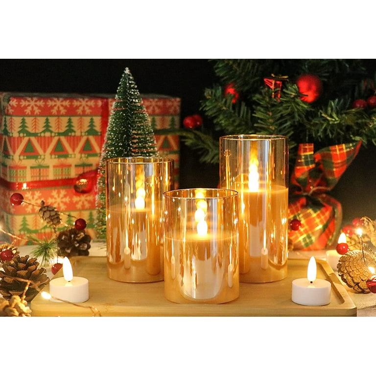 10 PCS Christmas Tree Candles Light Timer Remote Flameless Flashing Led  Electronic Candle New Year Home