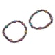 thumbnail image 5 of 2 uds pulsera magnética galvanoplastia colorida perder peso reducir la fatiga pulseras adelgazantes, 5 of 12