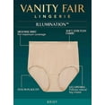 thumbnail image 2 of Vanity Fair Women's 3 Pack Illumination Brief Panty 13109, Rose Beige, XXLarge/9, 2 of 3