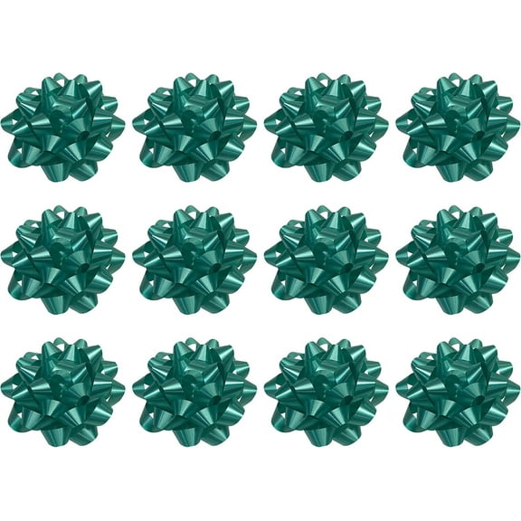 PMU Decorative Confetti Gift Bows 4-1/4 Inch Large Seafoam Green (12/Pkg) Pkg/1