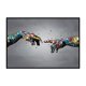 thumbnail image 3 of Lienzo con grafiti de perro y globo moderno, impresión artística, estilo pop nórdico, decoración de pared para sala de estar, póster estético, 3 of 5