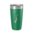 thumbnail image 1 of Big Hill Lake Map Tumbler Travel Mug Insulated Laser Engraved Coffee Cup Kansas 20 oz Green, 1 of 1