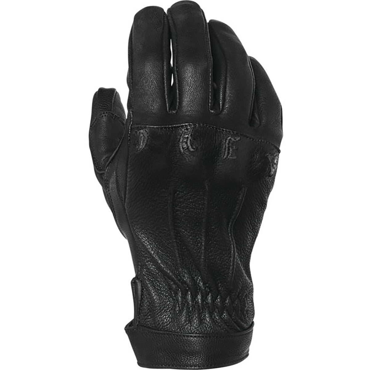 Speed and Strength Onyx Leather Women's Street Motorcycle Gloves