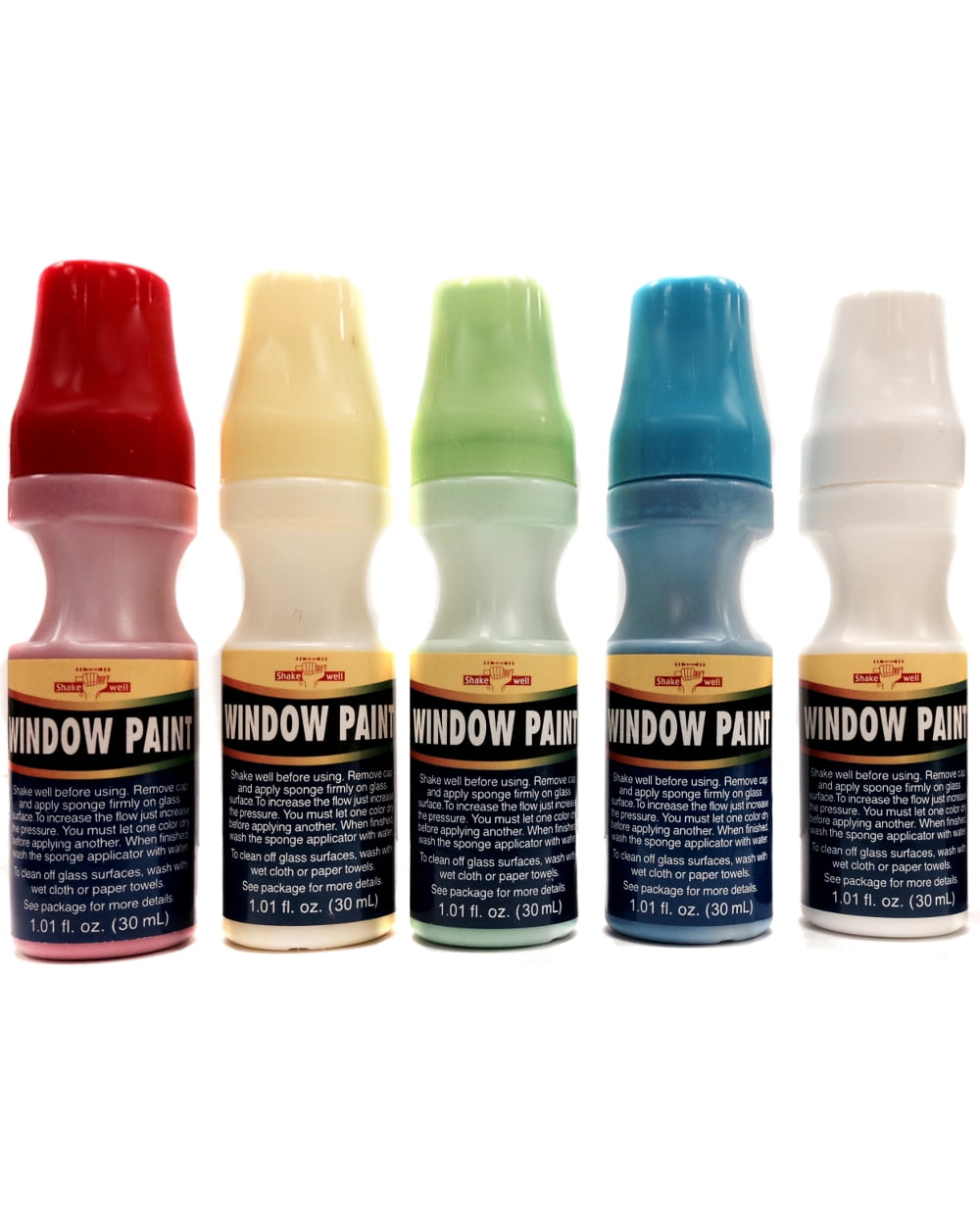 BlockBuster Costumes School Colors House Car Water Washable Window