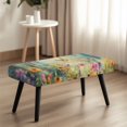 thumbnail image 4 of CHAQLIN Dustproof Bench Seat Cushion Covers for Living Room Hotel, Polyester Spandex Fabric Easy Install Bench Seat Cover with Anti Abrasion, 4 of 9