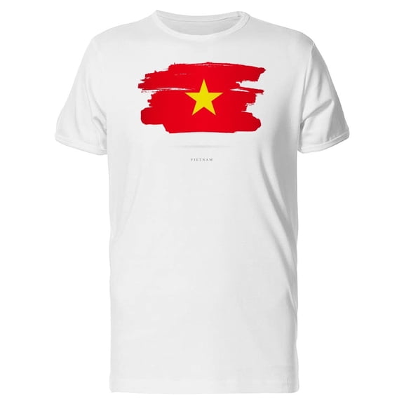 Grunge Watercolor Vietnam Flag Tee Men's -Image by Shutterstock