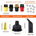 thumbnail image 2 of Steam Cleaner Accessories Compatible with Karcher, Round Brush, Large Round Brush Nozzle, Replacement Parts, Compatible with Karcher SC1 SC2 SC3 SC4, 2 of 4