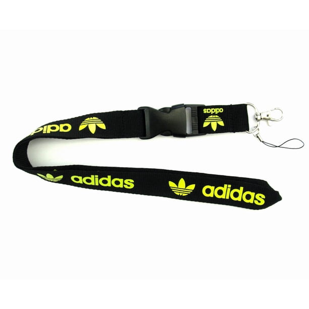 Talabarte colgante Adidas correa de cuello Talabartes para celular llavero con hebilla de liberación rápida Sling de encaje hebilla