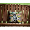 thumbnail image 2 of Afghan Hound Spring Garden Throw Pillow 14 in x 14 in, 2 of 4