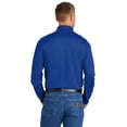 thumbnail image 2 of CornerStone Select Lightweight Snag-Proof Long Sleeve Polo CS418LS - 4XL Royal, 2 of 3