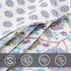 thumbnail image 3 of Juego de cama reversible con diseño floral de lavanda y morado, colcha ligera para todas las estaciones, tamaño Queen, 3 piezas, 3 of 5