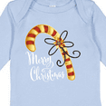 thumbnail image 4 of Inktastic Merry Christmas Red and Gold Candy Cane Boys or Girls Long Sleeve Baby Bodysuit, 4 of 5