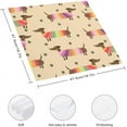 thumbnail image 2 of Cloth Napkins Cute Dachshunds Colorful Soft Comfortable Napkins 4 pcs for Family Dinners Weddings Cocktail Kitchen Banquet Decorative Washcloths, 2 of 6