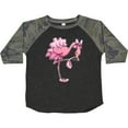 thumbnail image 3 of Inktastic Flamingo Ballerina in Tutu and Ballet Toe Shoes Boys or Girls Toddler T-Shirt, 3 of 5