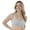 Heather Grey, variant on 5006014 Comfortable Unlined Wireless Cotton Stretch Sports Bra with Front Closure