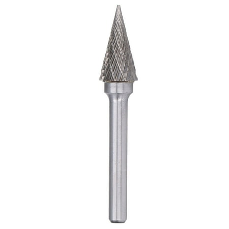 

Rotary File Burr 2 Cut Pointed Cone Shape Die Grinder Bit 6mm Shank YG8 Carbide MX1225