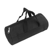 Canvas Tool Pouch Tool Bag Tool Carriers Tool Carrying Case Thick with Handle Tool Tote Tool Handbag for Electrician Carpenter Woodworker Black Small
