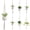 A, variant on Plant Hanger,Macrame Woven Cotton Rope Basket with Wood Beads for 10in Pots,Bohemian Wall Decor for Indoor Herb Garden and Home Aesthetic Display(Beige)