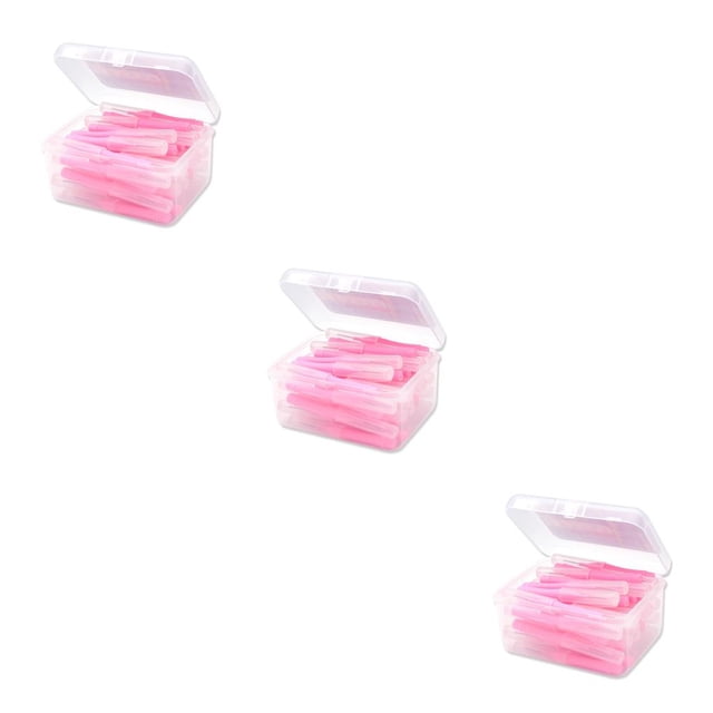 Vogacara 40 Uds cepillo interdental Push-Pull cepillos de en forma de I herramienta de higiene bucal portátil al aire libre viajes Type1 NO1