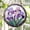 Size 4 inch, variant on New Purple Irises Stained Glass Suncatcher, Iris February Birth Month Flower Window Hanging, Flower Lovers Gift, Iris Suncatcher Yard Decor