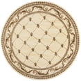 thumbnail image 1 of HomeRoots 352957 7 Pi 7 Po Tapis Rond en Polypropylène Ivoire, 1 of 1