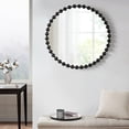 thumbnail image 3 of Gracie Mills Carolina Metal Beaded Round Wall Mirror - GRACE-8754, 3 of 3