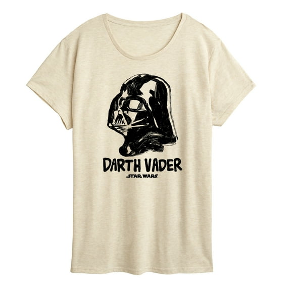 Star Wars - Sketch Darth Vader - Women's Short Sleeve Classic Fit Tee