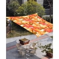 thumbnail image 3 of Sun Shade Sail 8'x10' Orange Pink Peony Flowers Rectangle Sun Shade Sails Canopy Waterproof Floral Plant Outdoor Sunshades Sand UV Block Cover Shades Cloth for Patio Backyard Garden Deck Porch Lawn, 3 of 9