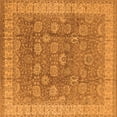 thumbnail image 1 of Ahgly Company Indoor Square Oriental Orange Traditional Area Rugs, 3' Square, 1 of 4