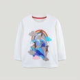 thumbnail image 2 of Odeerbi Toddler Boys Girls Long Sleeve T-Shirts Fall Winter Cartoon Printed Cotton Base Tops Fashionable Children's Round Neck Top Light Blue, 2 of 6
