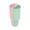 G007- Light Green + Light Pink, variant on Gray Dual Beverage Holder Liner for Car, Car Cup Holder Insert, Large Dual Drink Holder for Car, Plastic Cup Adapter with Pull Tab, Holiday Gift for Valentines Or Christmas That