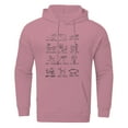 thumbnail image 4 of VBARHMQRT Crew Neck Sweatshirt Men's Fashion Casual Part Print Hooded Pullover Long Sleeve Drawstring Hooded Sweater Tops, 4 of 4