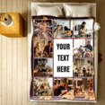 thumbnail image 5 of Customized Photo Collage Blanket-Wedding Blanket. Soft Fleece Throw Blanket, Personalized Picture Blanket. Gift for Wedding, Christmas, Birthday & Anniversary.(Photo Blanket- 07, 50" X 60") A Blankets, 5 of 5