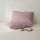 thumbnail image 5 of Funda de almohada, color liso lavado, textura de pelo y lino, suave, cómoda, transpirable, apertura lateral, calidad premium, diseño de cremallera lateral, ideal para dormitorio, peinado,, 5 of 8