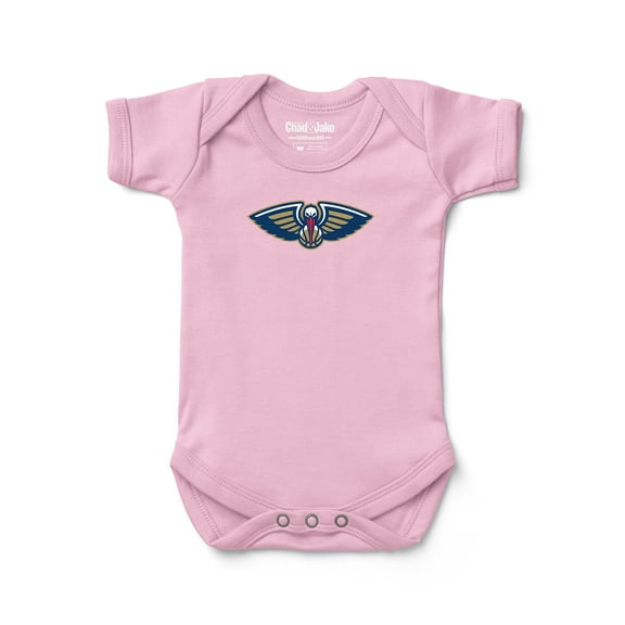 Newborn & Infant Chad & Jake Pink New Orleans Pelicans Primary Logo Bodysuit