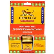 Tiger Balm Red Extra Strength Pain Relieving Ointment, 0.63 Ounce