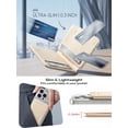 thumbnail image 6 of FITO for MagSafe Wallet Stand, 3 Card Holder, RFID Blocking, Magnetic Phone Wallet for iPhone 17e/17/16/15/14/13/12 (Not for 13/12 Mini) Cream Yellow, 6 of 6