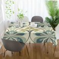 thumbnail image 3 of Yayeee Tablecloths 60" x 90" Rectangle Wrinkle Resistant Party Table Cover, Beige Floral Pattern, 3 of 8