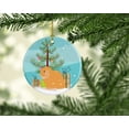 thumbnail image 2 of Carolines Treasures BB9335CO1 Holland Lop Rabbit Christmas Ceramic Ornament, 2 of 2