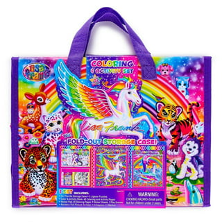 2 Lisa Frank Coloring & Activity Books Dash Dazzle Fun With Friends  Stickers **